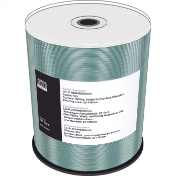 CD-R MediaRange MR203 700 MB 52x Inkjet Printable 100 pcs