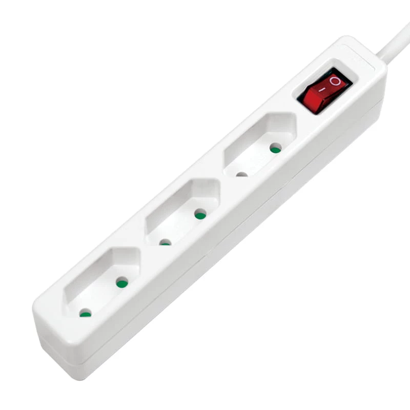 Power Extension LogiLink LPS230 1.5m 3 AC Outlets Indoor White