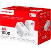 MERCUSYS MP500P KIT - AV1000 Gigabit Passthrough Powerline Starter Kit with Socket