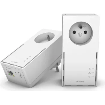 Strong Powerline 1000 Duo - 1000 Mbit/s - IEEE 802.3 - IEEE 802.3u - Gigabit Ethernet - 10,100,1000 Mbit/s - HomePlug AV2 - 128-bit AES (POWERL1000DUOFR)