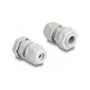 DeLOCK EX Cable Gland M12 grey 2 pieces Polyamide