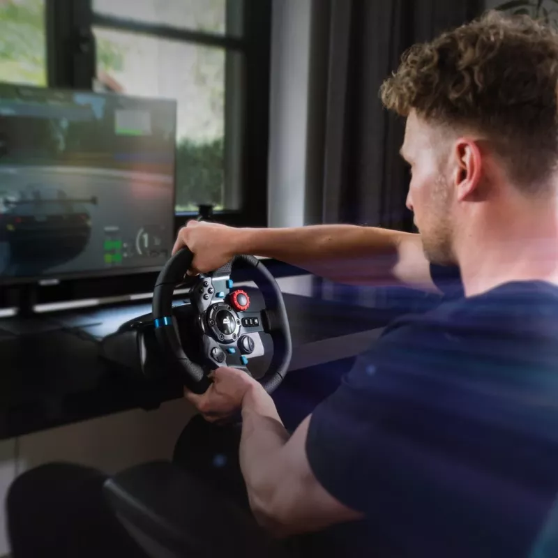 Logitech G G29 Steering wheel + Pedals Playstation 3,PlayStation 4 Analogue USB 2.0 Black