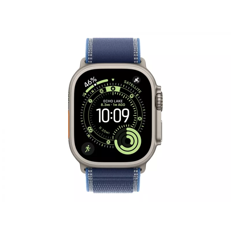 Band Apple MFT74ZM/A Smartwatch Blue Titanium Polyester Spandex Nylon