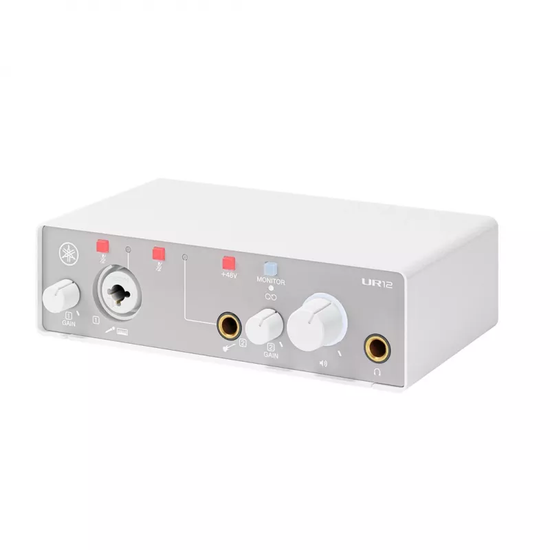Audio Interface YAMAHA UR12MK3 White - compact 2-in/2-out USB interface