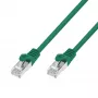 Patchcord LAN Extralink Cat.7 S/FTP 15 m 20G green copper twisted-pair cable