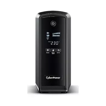 CyberPower CP900EIPFCLCD uninterruptible power supply (UPS) Line-Interactive 0.9 kVA 540 W 6 AC outlet(s)