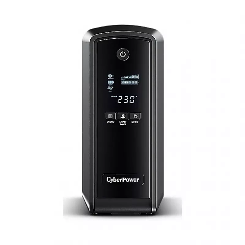CyberPower CP900EIPFCLCD uninterruptible power supply (UPS) Line-Interactive 0.9 kVA 540 W 6 AC outlet(s)