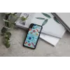 Smartphone case iKins for iPhone XS / XS Max black rock design, protective back cover