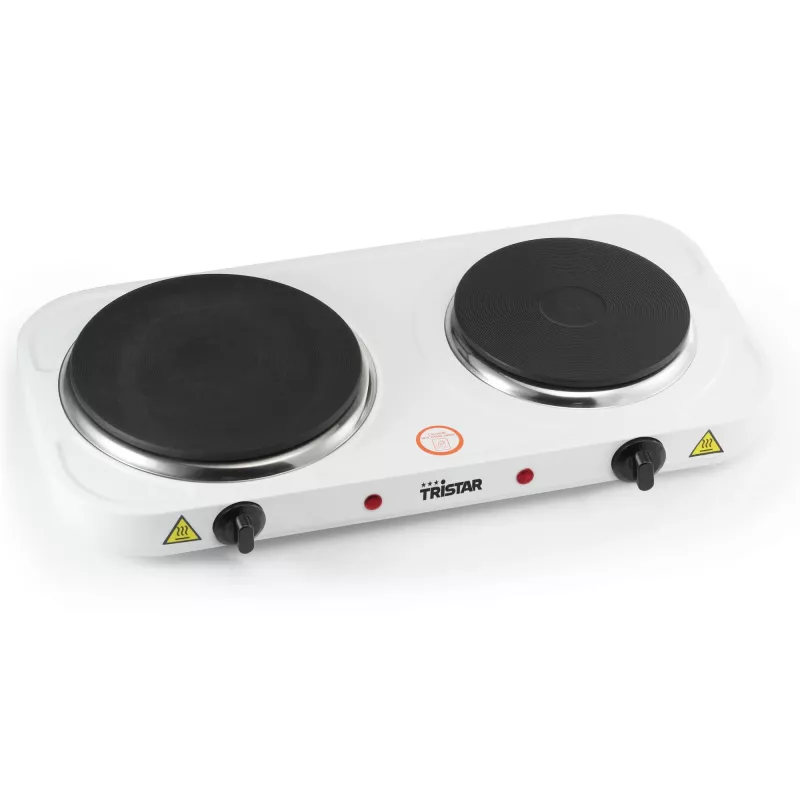 Tristar Double-Burner Electric Cooker KP-6245, 2500W, 15,5/18,5 cm