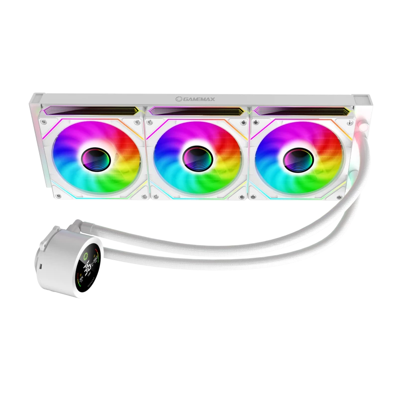 Gamemax | CPU Liquid cooler | ICEBURG 360 DIGITAL | White