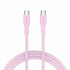 CANYON cable OnWire 60CL C-C 60W COLOR Braided 1m Pink