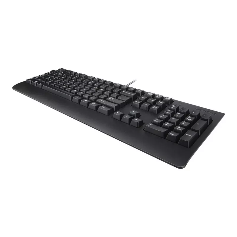 Wired Full-size Keyboard Lenovo Preferred Pro II — USB, Slovakian layout, Black, with wrist rest