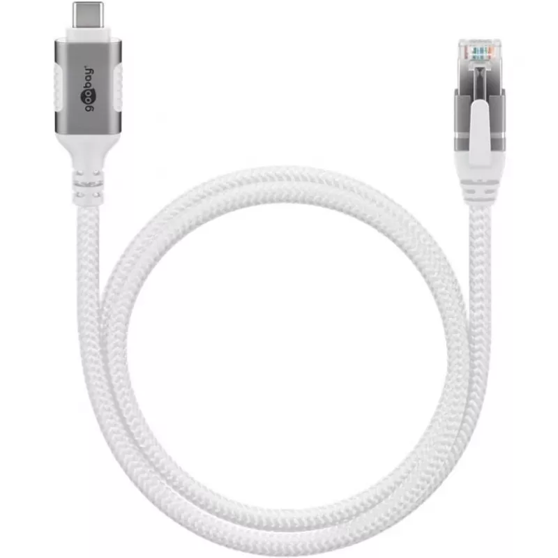 Goobay 74177 - Network Adapter Cable USB 3.1 Type C Gigabit Ethernet 3 m - Network Card - 1.000 Mbps (74177)