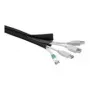 Wentronic Goobay Cable Jacket, Black - 1,8 m flexibler and montagefreundlicher Cable Jacket (51919)