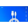 USB 2.0 cable SAVIO CL-168, USB A (male) to USB C (male), 3 m, white