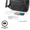 Casual backpack XDDESIGN Bobby Soft with 15.6 inch notebook compartment, 16 L, PET, black