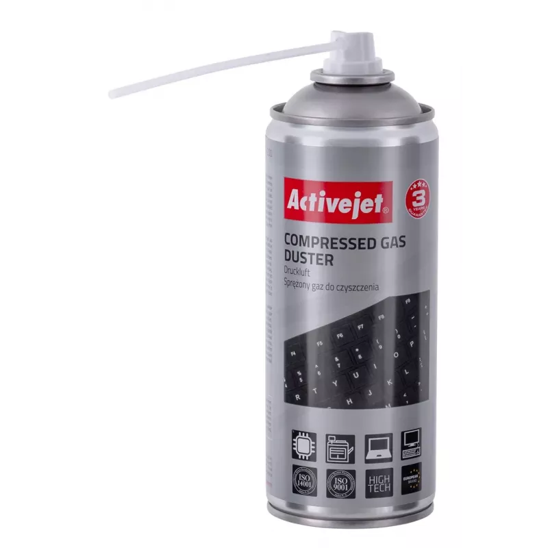Air pressure cleaner ActiveJet AOC-200 — equipment cleansing spray, 400 ml, for metal/plastic, electronics