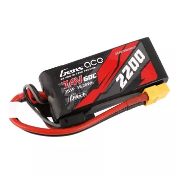 Battery Gens ace G-Tech 2200mAh 7.4V 60C 2S1P Lipo