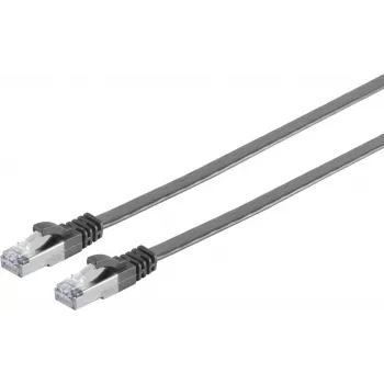 Patch cable U/FTP Cat.7 ShiverPeaks 2.0 m slim, black