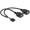 Internal USB Cable DeLOCK 83292 0.2m Female to Female