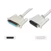 Digitus Datatransfer extension cable D-Sub25/M - D-Sub25/F