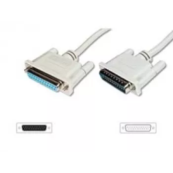 Digitus Datatransfer extension cable D-Sub25/M - D-Sub25/F