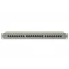 DIGITUS DN-91524S CAT 5e Class D Shielded Patch Panel, 24-Port RJ45, 1U, Grey RAL 7035