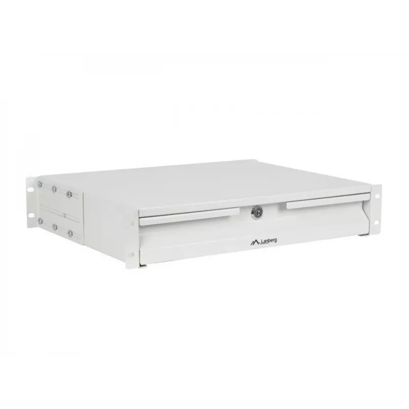 CABINET DRAWER 19 2U 360MM GREY LANBERG (2U/483X360MM LOAD CAPACITY UP TO 90KG, 4-POINT MOUNTING)