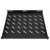 Extralink EX.8635 Fixed Rack Shelf 1U 19 inch 500 mm Deep for 800 mm Cabinets, Black