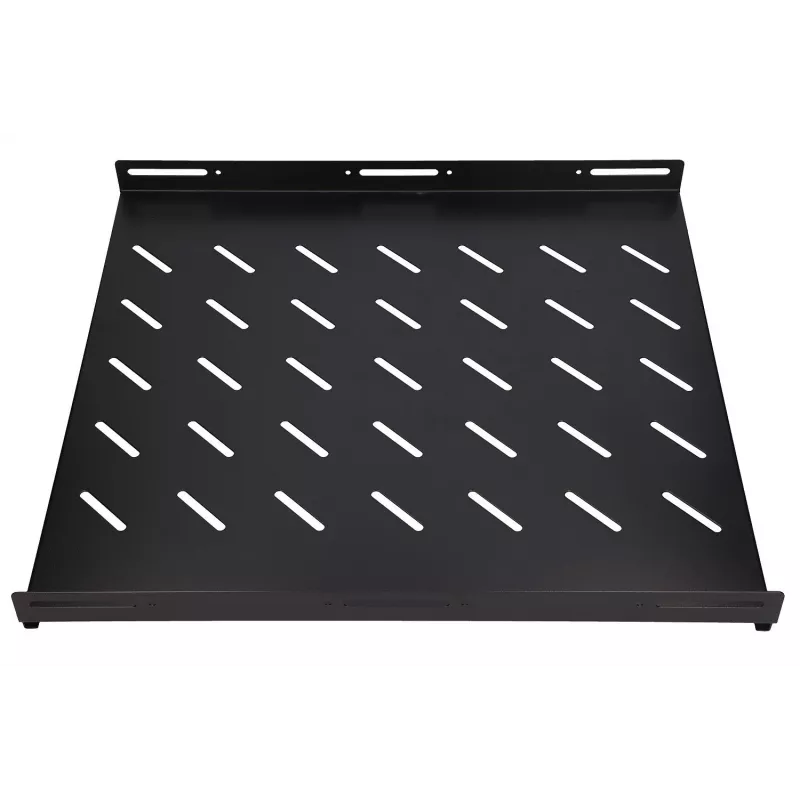 Extralink EX.8635 Fixed Rack Shelf 1U 19 inch 500 mm Deep for 800 mm Cabinets, Black