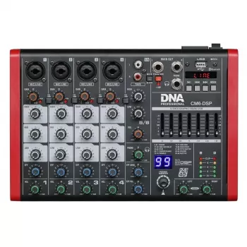 audio mixer DNA CM6-DSP USB MP3 Bluetooth