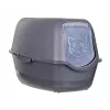 Cat litter box DIAMENTIQ BAYA anthracite, plastic, 55.5 x 40 x 38.7 cm, reversible doors