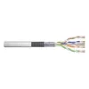 Network Cable Digitus CAT 6 SF/UTP twisted pair patch cord raw 305m Grey