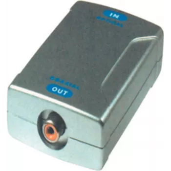 Optical Toslink Coupler ShiverPeaks 69120 — fiber joiner for digital audio connections