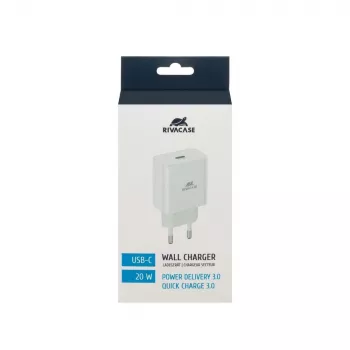 Mobile Charger WALL/WHITE PS4101 W00 Rivacase