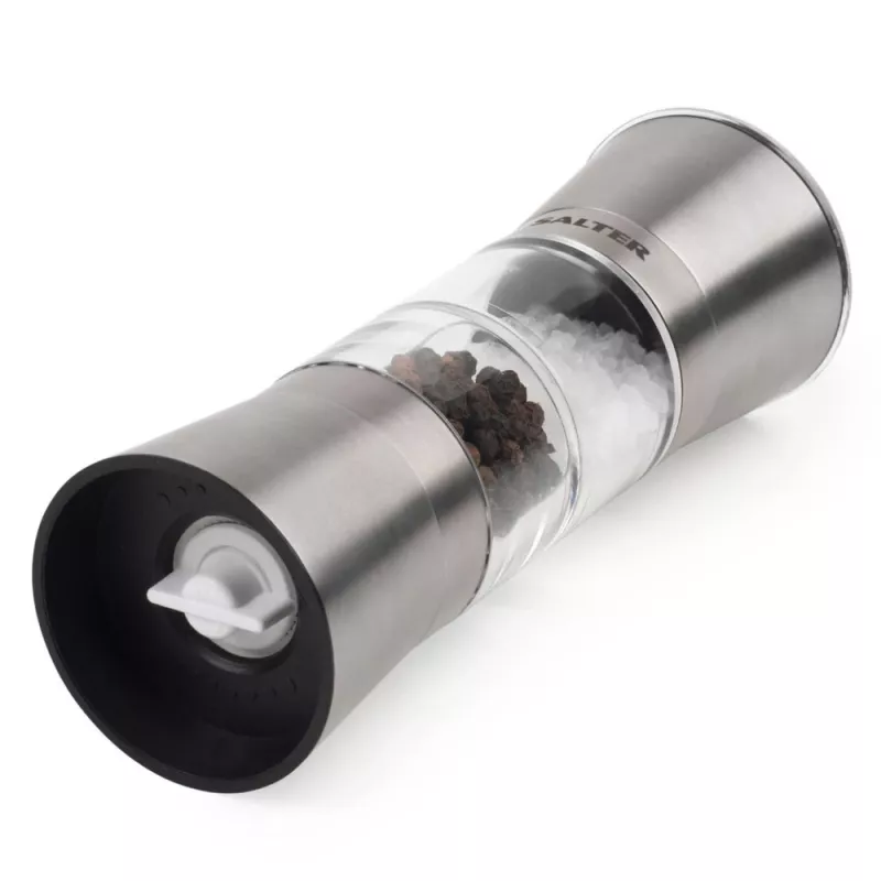 Salt and pepper mill Salter BW12957FEU7 Duo adjustable coarseness, manual tabletop grinder