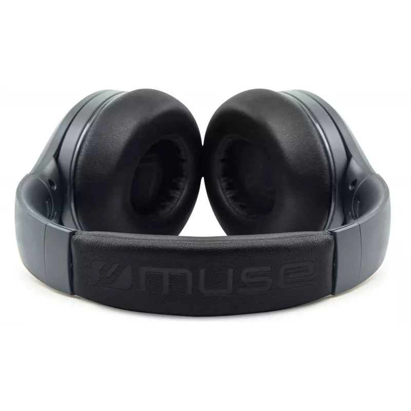 Headphones muse M-295 ANC — wireless supra-aural, Bluetooth & USB-C, 20–20,000 Hz, 260 g, grey