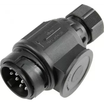 Trailer plug AS Schwabe 60464 — 13‑pole towing connector for trailer wiring