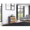Topeshop M3 ANTRACYT/ARTISAN chest of drawers