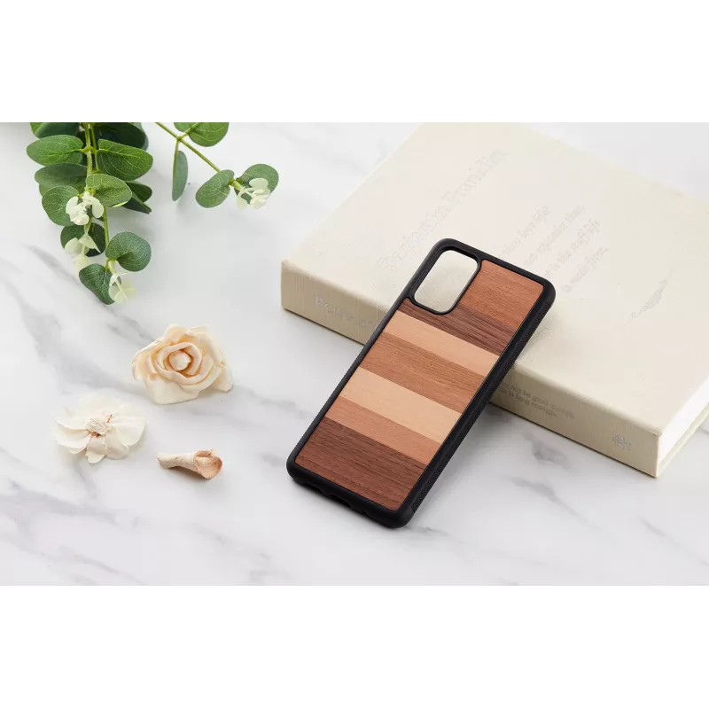 Protective phone case by man and wood for Samsung Galaxy S20+ — black