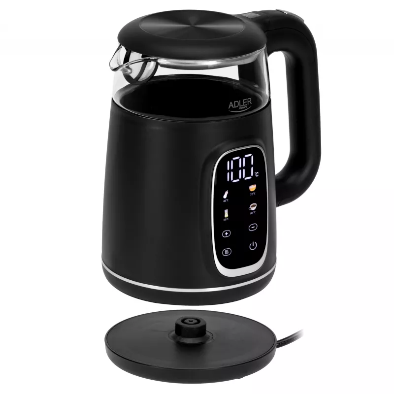 ADLER AD 1305 electric kettle black/silver