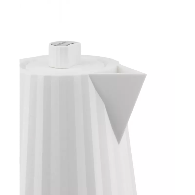 Alessi MDL06 B Pleated Electric Kettle, Black Euro Plug