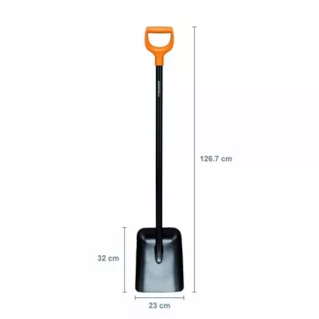 Fiskars Solid Metal Shovel With D-SHAPED Handle