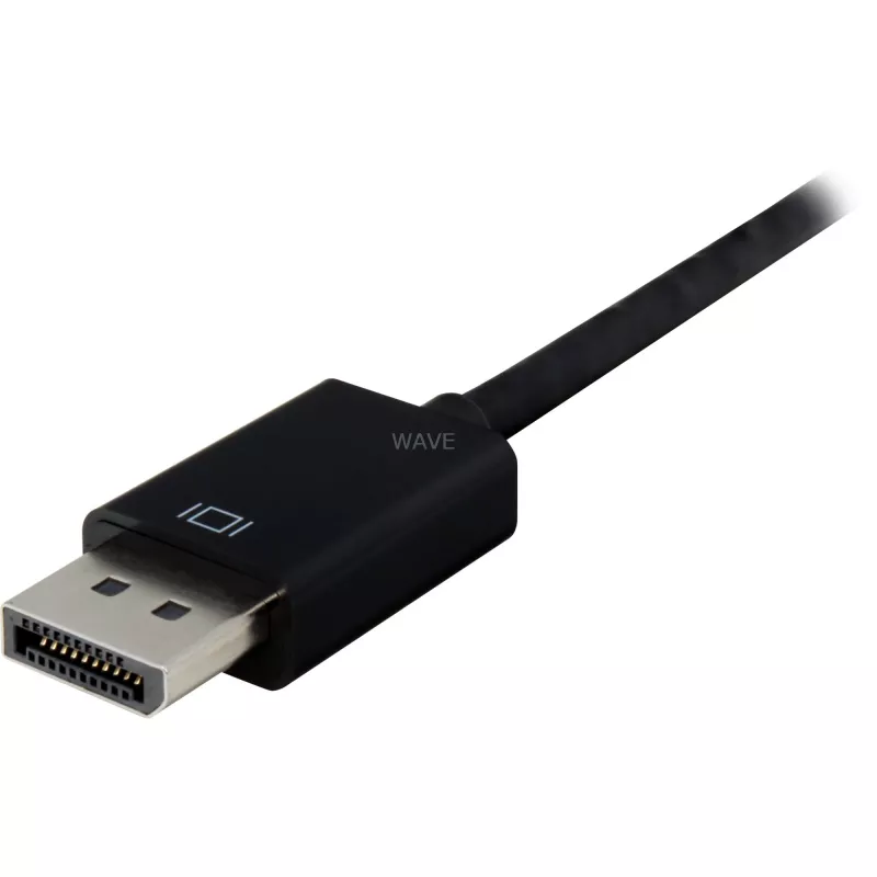 DisplayPort 1.2 > DVI24+1 Converter, Cable black, 15 cm