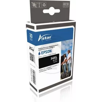 AS700677 ASTAR EPSON WF3720DWF TINTE BK T3471 / 34XL 16,3ml 1100Seiten black HC (AS700677)