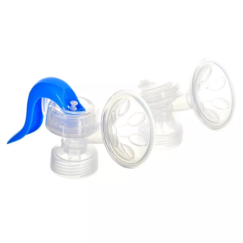 Breast pump ESPERANZA ECM003B Electronic 150 ml, built-in display, blue/white, 100–240V AC