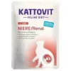 Wet cat food KATTOVIT Niere/Renal 85 g sachet — 12 x 85 g, poultry (beef, chicken, duck, turkey) for adult cats with renal insufficiency