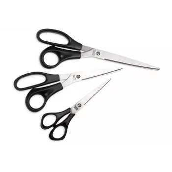 Scissors Forpus FO60603 Universal Straight Cut Black Stainless Steel