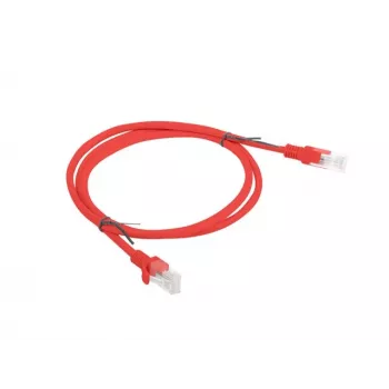 Network Cable LANBERG PATCHCORD KAT.5E UTP 1M Red