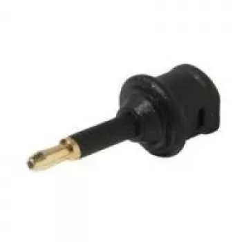 Toslink/3.5mm Fibre Optic Adapter ShiverPeaks BS69050 Black